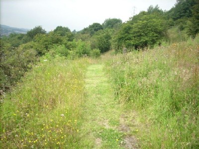 Part of upper tramway