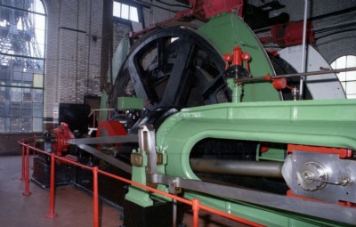LHS view of valve gear linkages