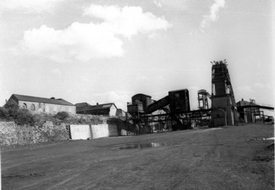 View of The North Shaft and South Shaft in the distance.