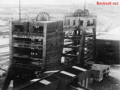 Hucknall No2 Colliery, 3@4 Shafts