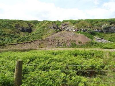 West Hudeshope fluorite mine July 2017