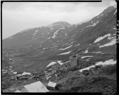 Looking west
