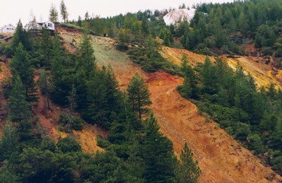 Richmond portal area on Iron Mountain Mine