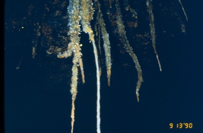 Metal crystals inside Iron Mountain Mine.