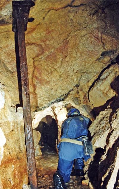 Wheal jenkin Adit, 1990s.