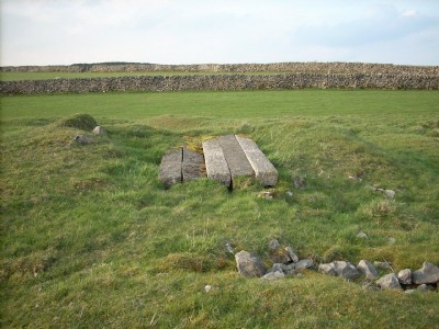 One of sleepered shafts