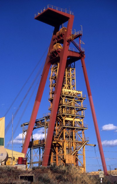 Deep Mine headframe 1995