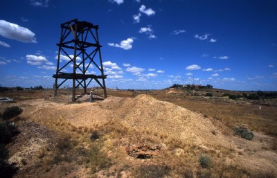 Abandoned gold workings 1995