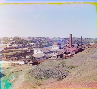 View of Kamenskii Cast Iron Smelting Factory 1910