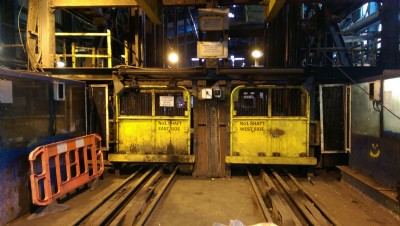 No. 1 shaft tub creepers and banksmen''s cabin