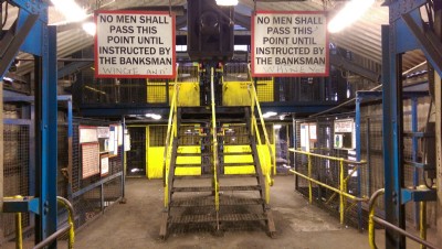 No. 1 shaft pit bank