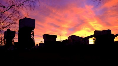 18.12.15 Sunrise on the last day of operation at Kellingley Colliery