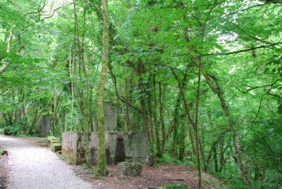 Remains of quarry building