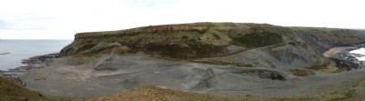 Panorama view of quarry & works