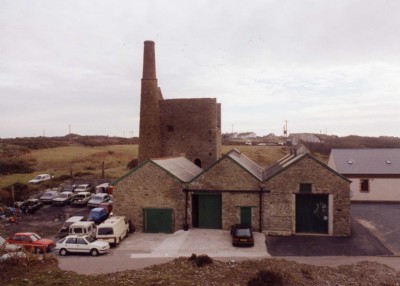 St Agnes to Newquay- Wheal Kitty- Saras Shaft pump n boiler hse's 11.02.98