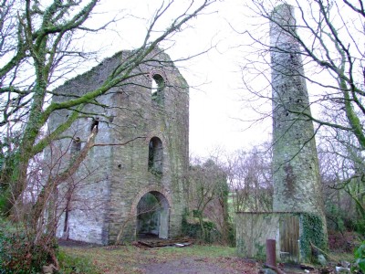 01.02.08- Wheal Langford, 64 inch later 60 inch  pump engine house