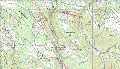 Surface map