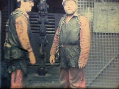 Linby Colliery 1988 About to do a shaft