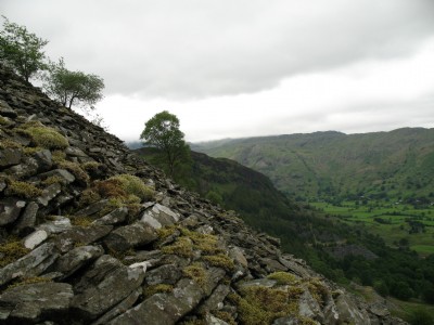 view from the never completed incline