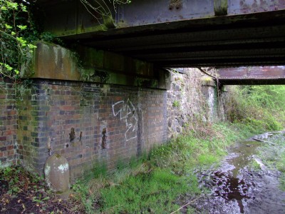 Bridge over Gangway, Note gangway Boundry Stone Lower LH - May 08