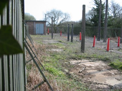 Remnants of incoming grid supply.