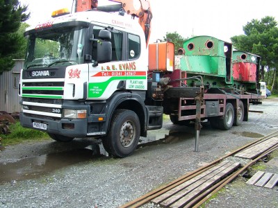 Arrival at Porthmadog