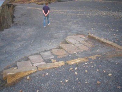 Floor of steeping pit