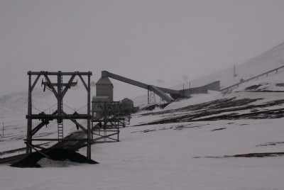 ropeway in snow