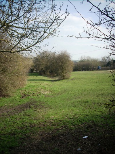 Line of old tramway
