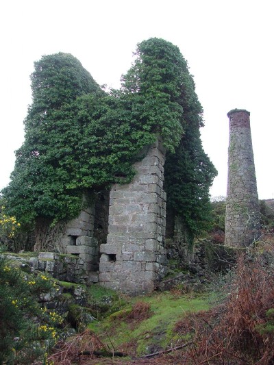 Caradon, Minions and Marke Valley\Caradon- Marke Valley Mines- Salisbury Shaft 26inch Whim  17.01.06
