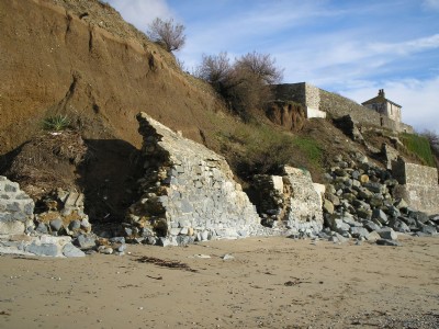 Looking east