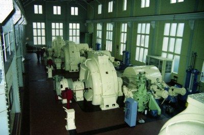 Turbine hall looking south from gallery