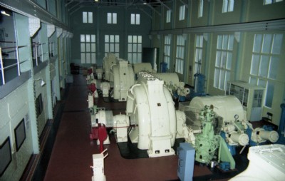 Turbine hall looking south from gallery