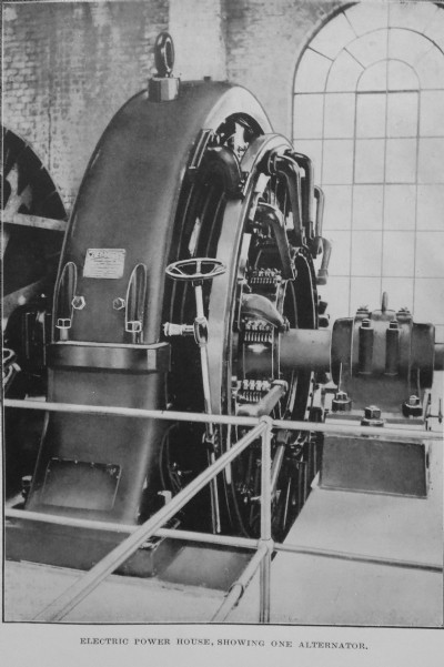 Maerdy Pit electric power house, showing one alternator ca 1921