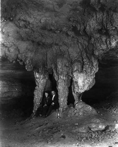 "The Bridal Altar" (stalactites) 1891