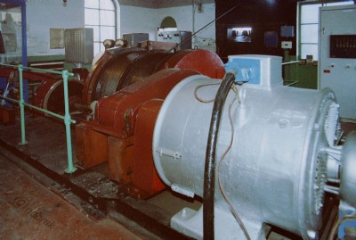 Manor Colliery Wakefield Upcast winder motor/drum