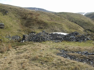 Remains of shop