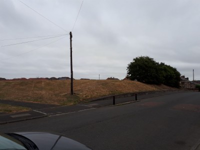 Mill pit 2018 from Church Street looking South