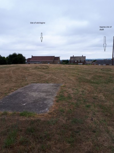 Mill Pit ontop of Pit Heap looking West