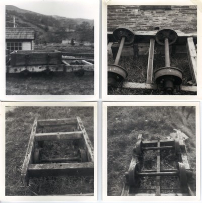 Slate waggons at Rail Wharf