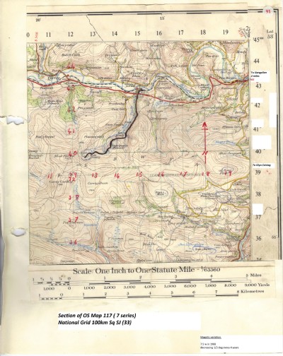 Location Moel Fferna Quarries