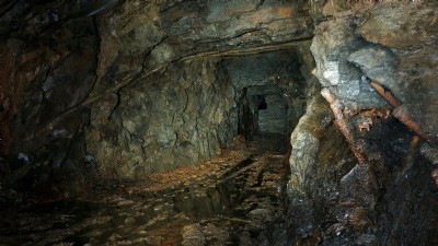 Passage with rails
