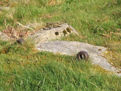 Bolts to support water pipe.