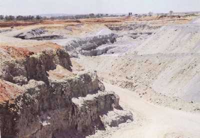 Eastern end of the Cattle grid mine