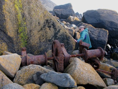 Winch on the beach