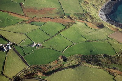 Aerial view of Nant y Gadwen