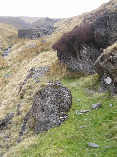 Rock cut leat