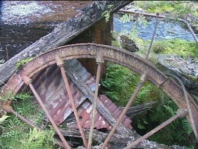 Sheave and headframe remains