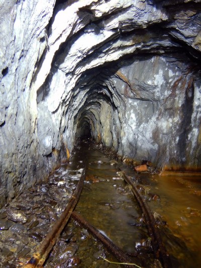 Main Level tramway rails
