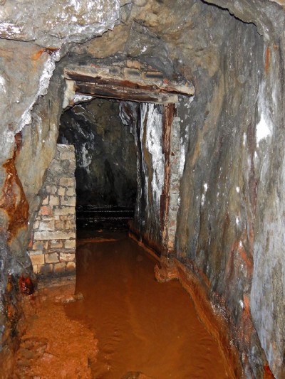 Door frame in North side passage